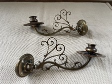 Antique Brass wall sconces 