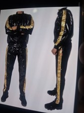 Shiny PU NYLON Tracksuit   New