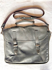 Original Mulberry Genuine Walter / Elkington Briefcase Laptop Bag graphite grey