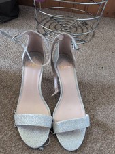 Sliver Sparkle High Heeled