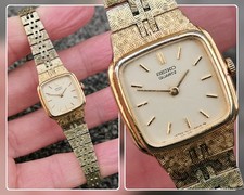 Vintage 1979 Seiko Gold Watch