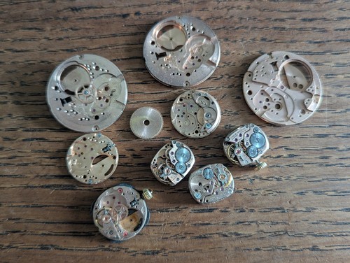 Omega partial watch movements - watch,