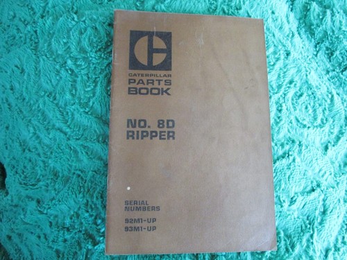 Caterpillar parts book no - book,