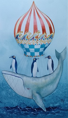 Original watercolour painting - watercolour,