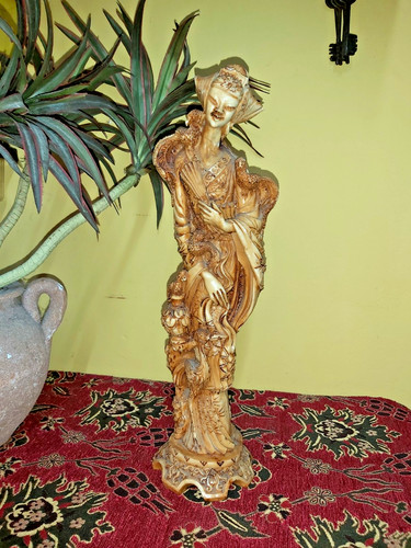 Vintage chinese carved resin - vintage,