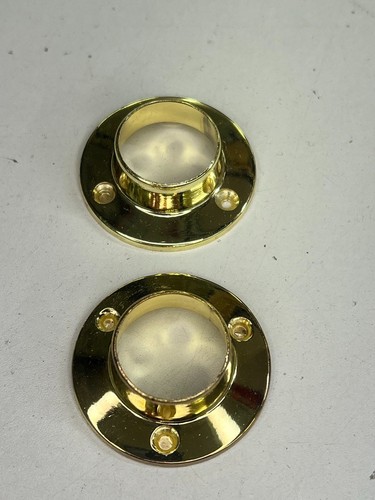 Brass wardrobe rail - brass, socket