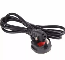 2 Pin/3 Pin UK Mains Lead Cable & Plug For PS4 Pro & Xbox One & Xbox 360 Power 