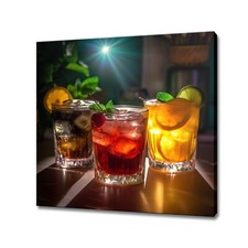 Assorted Colourful Cocktails