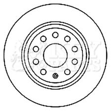 2x Brake Discs Solid For Seat