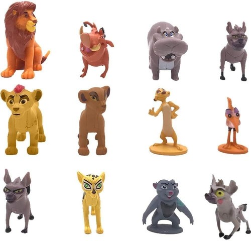 12pcs animal cake - animal, mini