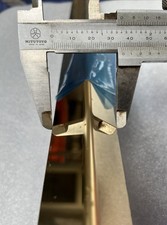 Polished Brass Folded Angle