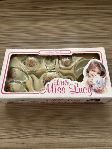Vintage girls tea - girls, set.