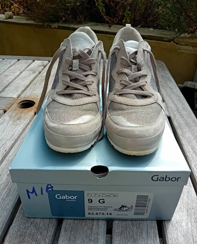 Gabor silver grey - grey, suede