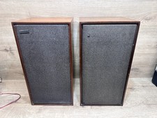 Two Vintage Retro Celestion C County Speakers Teak Wood 25w 4-8ohm Working