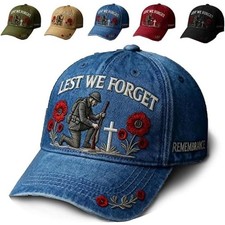 Heroes Never Forgotten Remembrance Cap, 3D Embroidered Baseball Hat Patriotic