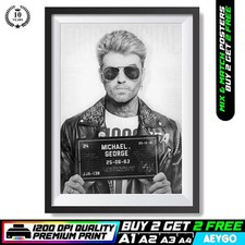 GEORGE MICHAEL WHAM Wall Art Picture Poster Print BUY 2 GET 2 FREE | A1 A2 A3 A4