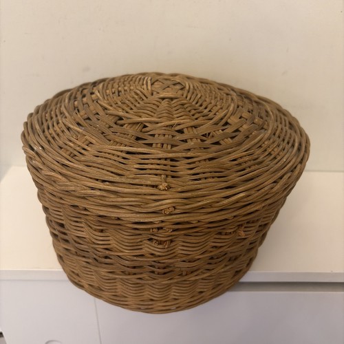 Vintage wicker sewing craft - vintage,
