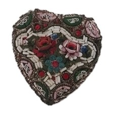 Italian Micro Mosaic Brooch