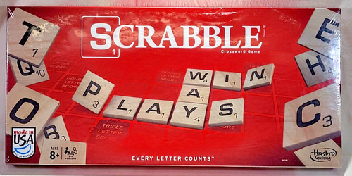 Scrabble crossword board game - scrabble,