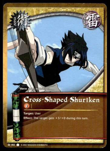 2002 naruto ccg cross shaped - 2002,