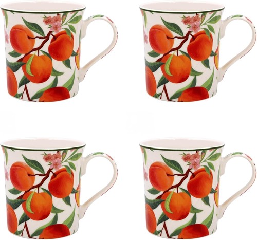Peaches mug set mugs - mug,