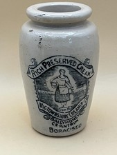 Antique Wigtownshire Creamery Jar, 11 cm tall.
