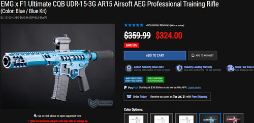 Emg ultimate cqb udr - ultimate,