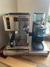 Rancilio Silvia Espresso Machine + Rocky Grinder + Knock Out Drawer-(One Issue)