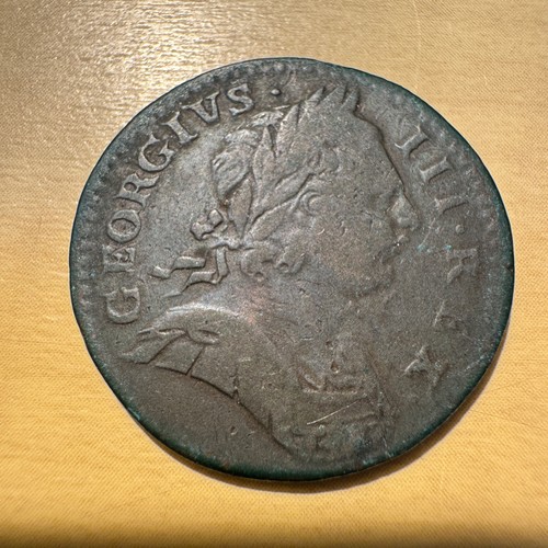 1773 halfpenny king george iii - halfpenny,