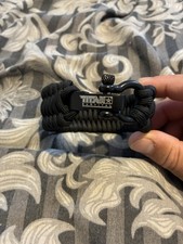 SURVIVORCORD PARACORD SURVIVAL BRACELET Black