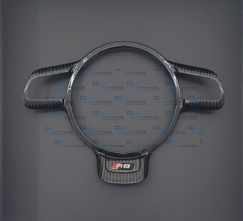 Audi carbon fibre steering - carbon,