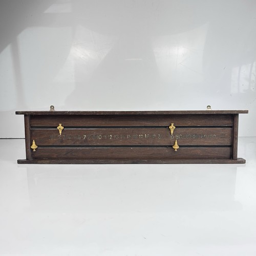 Antique billiards scoreboard - billiards,