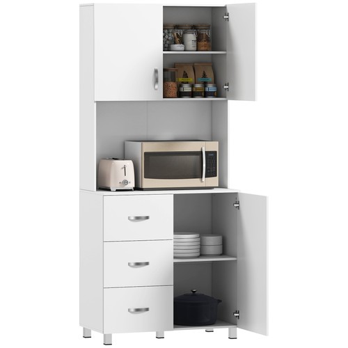 Homcom kitchen storage cabinet - homcom,