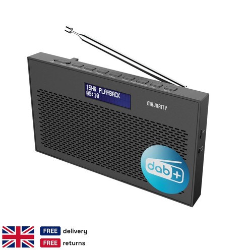 Compact dab radio 15hr - fm,