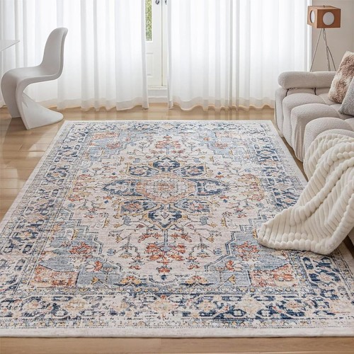 Washable vintage rug - vintage, non-slip