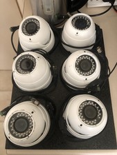 CCTV Video Cameras x6 Plus 1 Spare