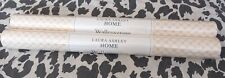 X2 Vtg LAURA ASHLEY Home Geometric WICKERWORK SAND Retro Wallpaper (10m X 53cm)