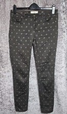 FatFace Black Jegging Floral Design - Size 10