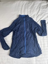HOWIES running cycling lightweight jacket blue size M packable 
