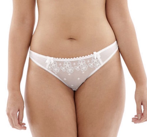 Panache cleo lucy white thong - cleo,