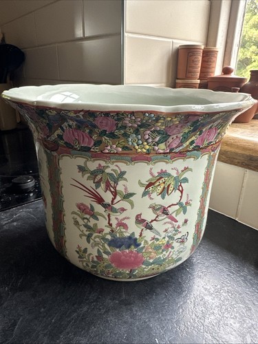 Vintage large chinese famille - vintage,