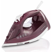 Breville 2400W SuperSteam Steam Iron,180g Steam Shot ,Ceramic Soleplate - VIN412