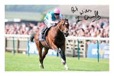 Frankel Tom Queally Signed A4
