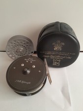 Hardy LRH fly reel, Used, made in England, with Barrio line and spare spool