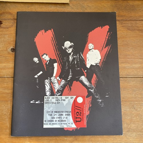 Vertigo tour programme - vertigo,