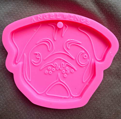 Pink silicone mould set - silicone,