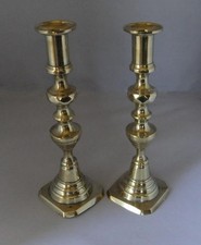 Good Pair Antique Brass