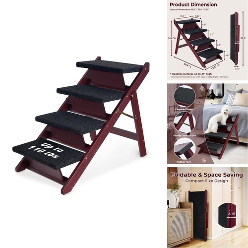 Briky wooden dog stairs - briky,