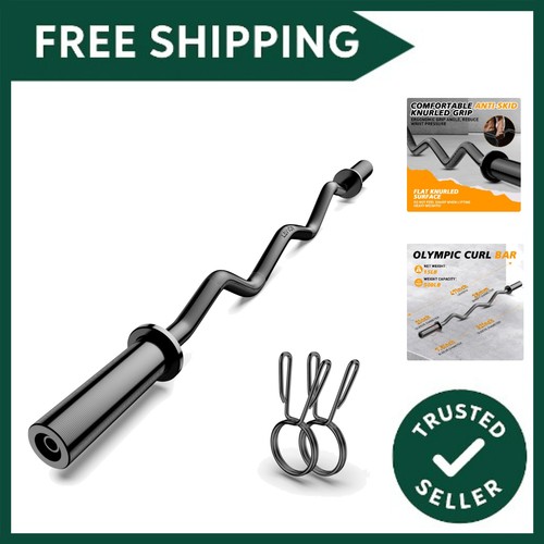 Olympic curl barbell - olympic,