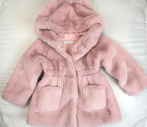 Monnalisa pink fuzzy - monnalisa,